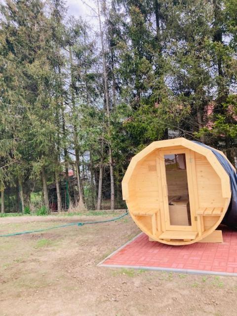 Kalinowy Sad Domki Z Jacuzzi I Sauna Mikołajki Dış mekan fotoğraf