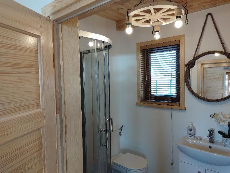 Kalinowy Sad Domki Z Jacuzzi I Sauna Mikołajki Dış mekan fotoğraf