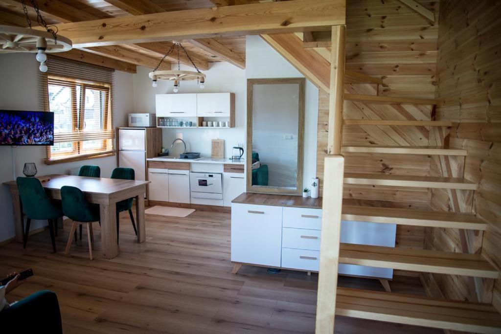 Kalinowy Sad Domki Z Jacuzzi I Sauna Mikołajki Dış mekan fotoğraf
